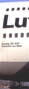 Lufthansa Boeing 747-400 - der Rückflug naht