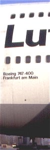 Lufthansa Boeing 747-400 - der R&uuml;ckflug naht